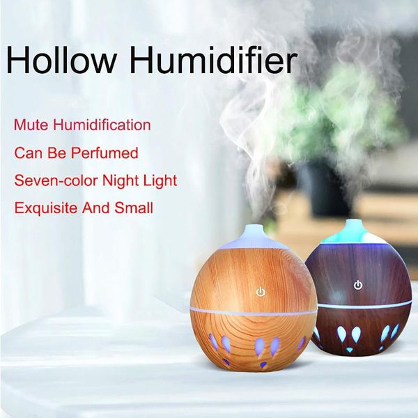 

fragrance lamps 130ml usb aroma diffuser ultrasonic cool mist humidifier air purifier 7 color change led night light for office home cd