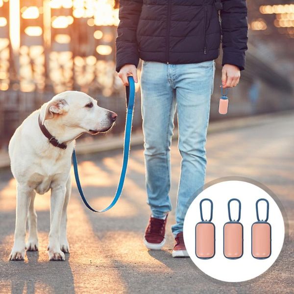 

3pcs dog pet waste poop bags dispensers containers with 45pcs car seat covers