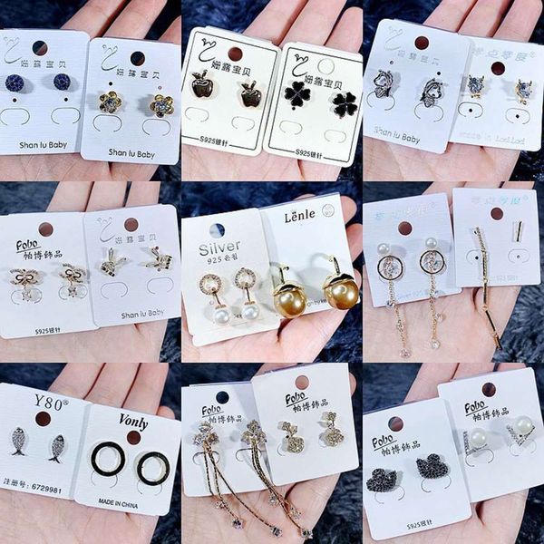 

some small earrings version fresh fashion simple earrings flower
