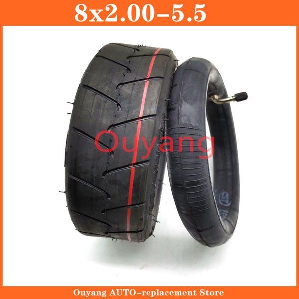 

motorcycle wheels & tires 8x2.00-5.5 tire electric scooter folding bicycle accessories inner tube and outer