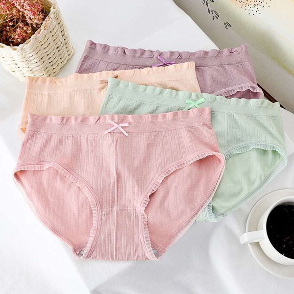 

banlangen 5.0 ice silk middle waist breathable lovely, Black;pink