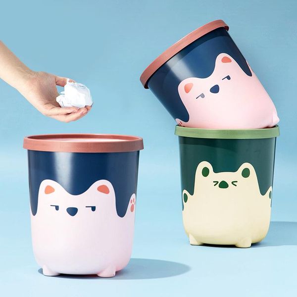 

waste bins trash can kitchen bin garbage mini bedroom car toilet