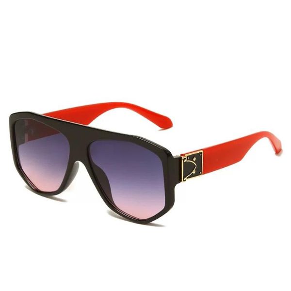 

outdoor eyewear retro big frame women's sunglasses fashion men's brand designer mirror glasses uv400 travel -selling