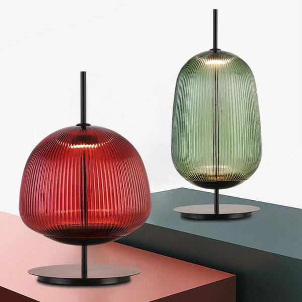 

table lamps nordic designer lamp led glass for living room bedroom study bedside modern decorative home lights