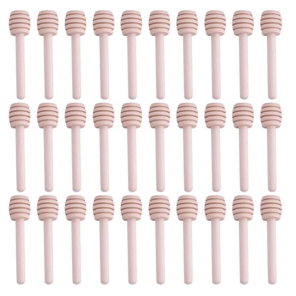 

spoons 30pcs practical honey stirring rods wood stirrer sticks coffee