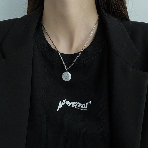 

pendant necklaces hip fashion style stainless steel snake chain necklace choker for men women cool girl jewelry accessory, Silver