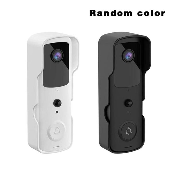 

wifi visual smart doorbell rechargeable battery waterproof home monitoring with intercom doorbells