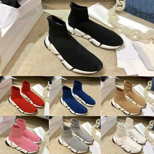 

2021 designer shoes men women speed 2.0 trainer sock boots socks boot casual shoe runners runner balencaiga balenca sneakers n0ps#, Black