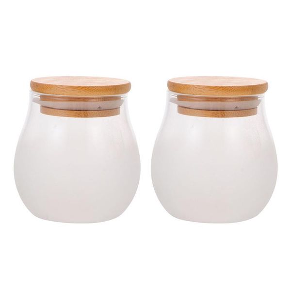 

storage bottles & jars 2 pcs household cereals pots moisture-proof simple sealed