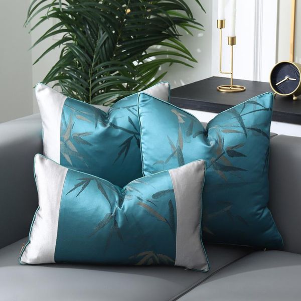 

cushion/decorative pillow dunxdeco bamboo cushion cover decorative case luxury artistic classical simple chinese jacquard sofa chair coussin