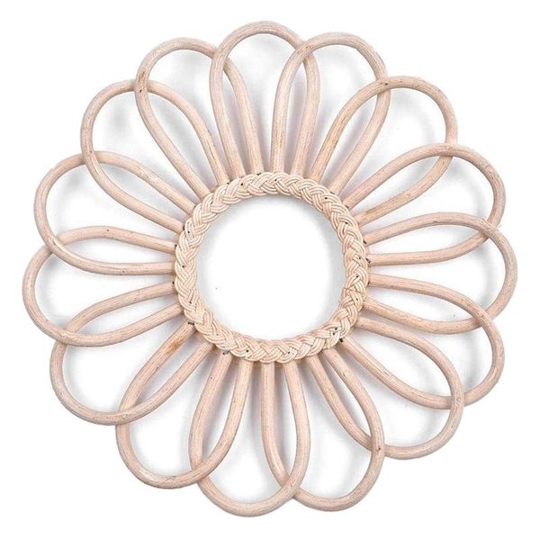 

vintage round decorative wall mirror frame bohemian chic hanging rattan mirrors