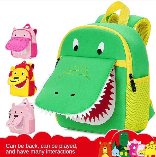 

school bags kawaii interactive kindergarten backpack little baby animal style book bag burden reduction fashionable designer kids