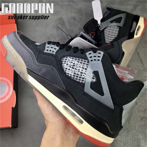 

jumpman 4 black red 4s fashion shoe mens basketball shoesa19