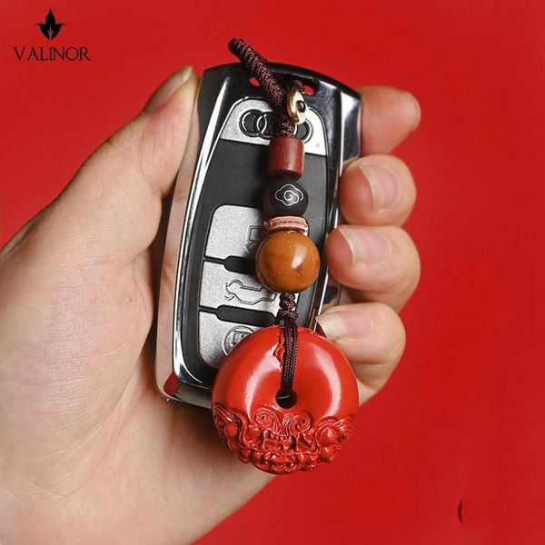 

seed chalcedony green beans fudou car keychain c005 charm bracelets, Golden;silver
