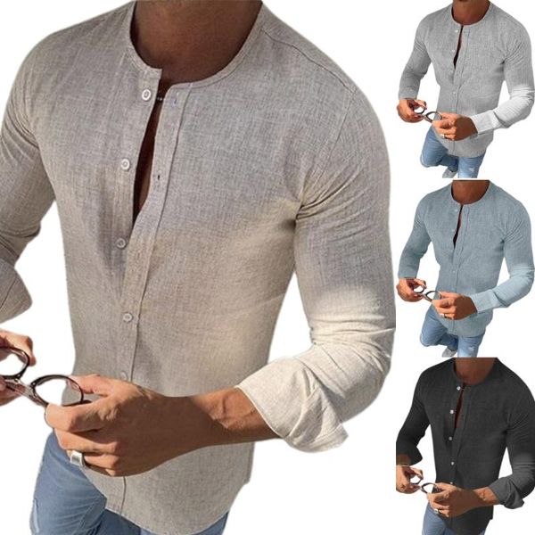 

men's casual shirts spring/fall men solid long sleeve shirt button up t-shirt streetwear slim fit muscle fashion clothes lounge wea, White;black