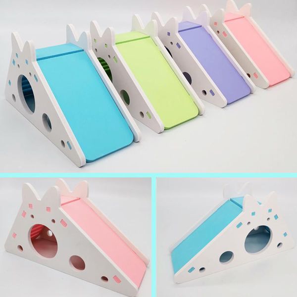 

small animal supplies assembled hamster slide toy guinea pig golden bear funny breathable house nest chinchillas accessories