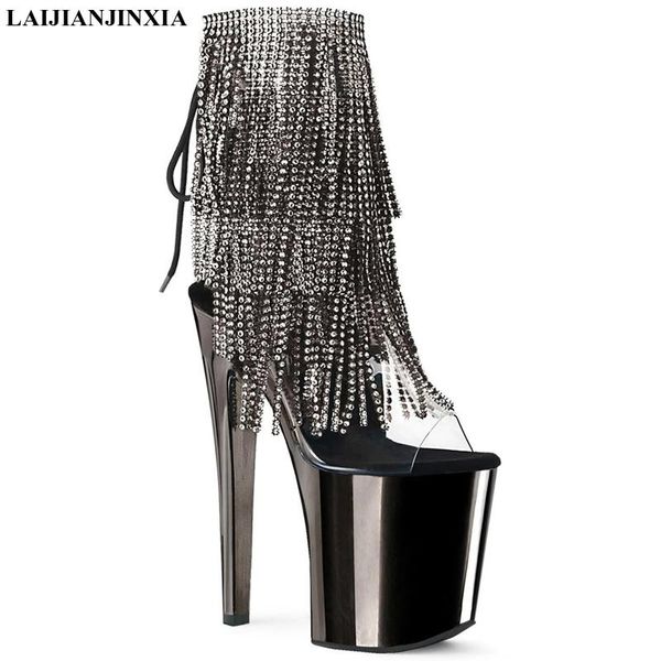 

boots laijianjinxia fashion women 20cm high heels shoes super heel, Black