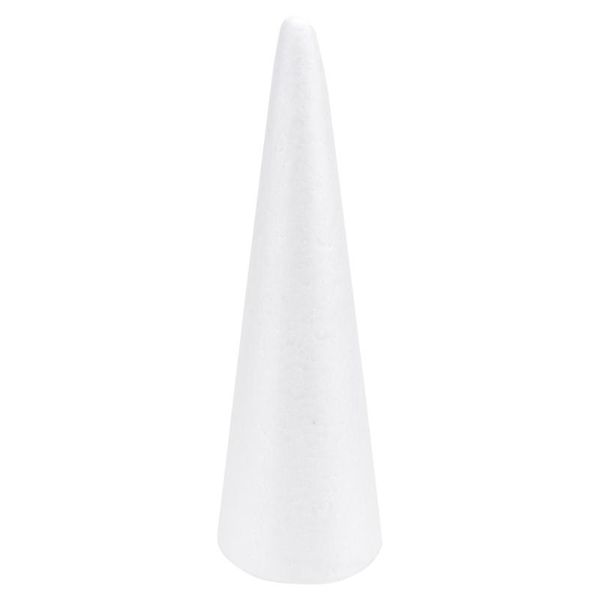 

30cm white diy cone children craft accessories for home christmas party decoration