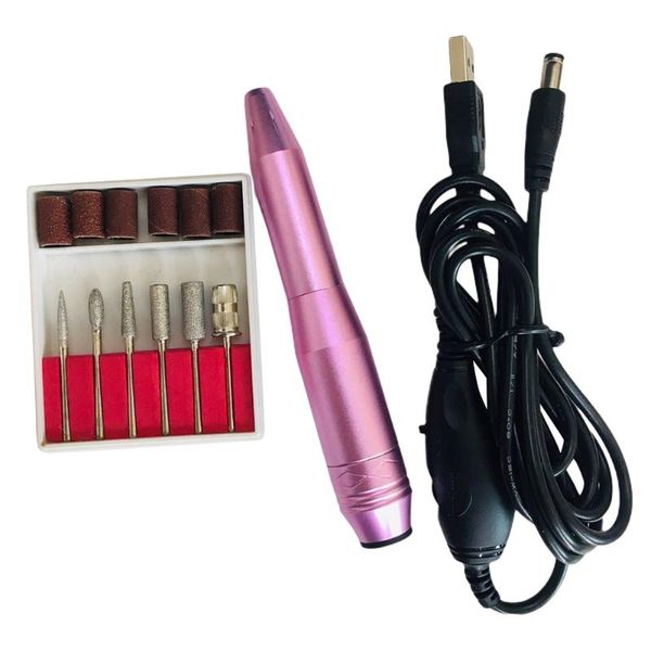 

electric acrylic nail drill set professional kit for gel nails manicure pedicure polishing file tool & accessories