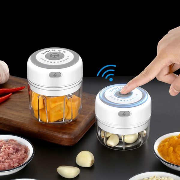 

meat grinders electric wireless chopper garlic masher grinder durable mini food maker usb charging kitchen crusher