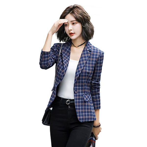 

women's suits & blazers suit korean style blazer retro coat women jackets single breasted giacche donna eleganti veste femme jacket z5c, White;black