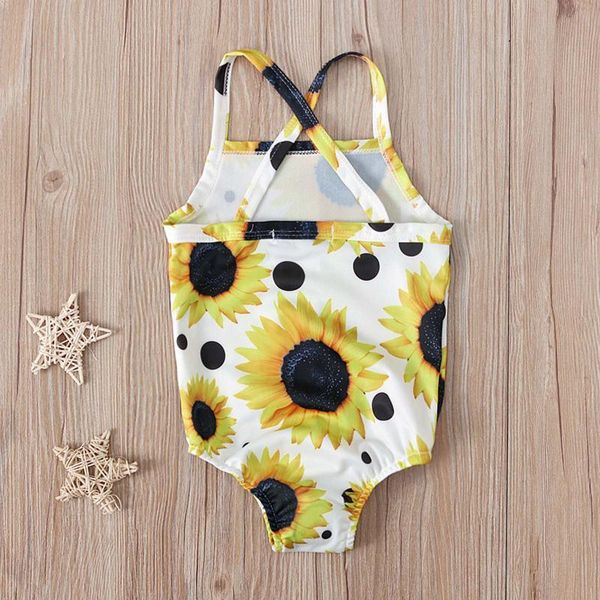 

one-pieces 4 pattern one-piece swimwear toddler kids open back bikini 2021 monokini swimming suit backless beach wear grils swimsuit, Black