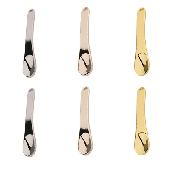 

eyebrow tools & stencils 6pcs zinc alloy makeup spoons facial mask eye cream face scoop