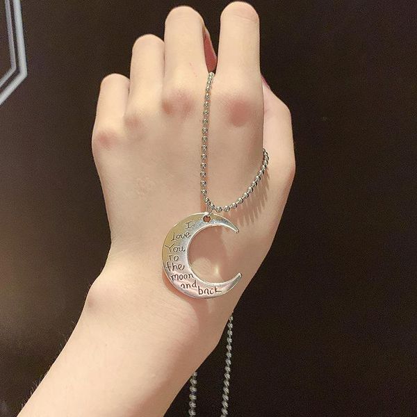 

pendant necklaces necklace for women choker goth butterfly chain letter heart, Silver