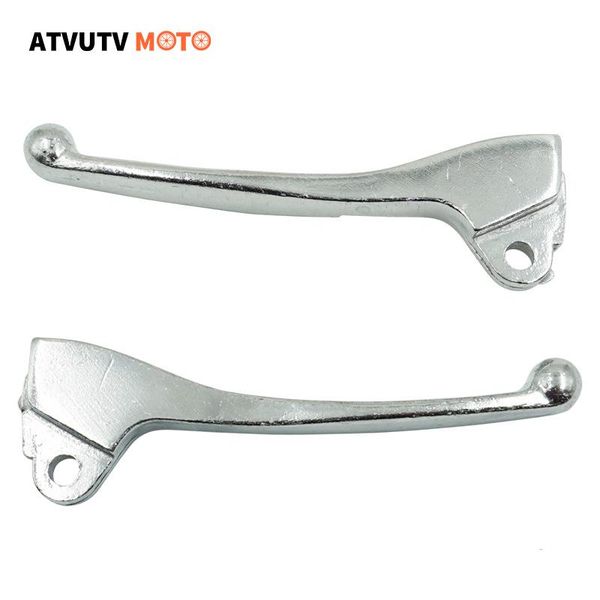 

motorcycle brakes silver left right hand brake levers for jog50 qs110 50qt-5 moped scooter