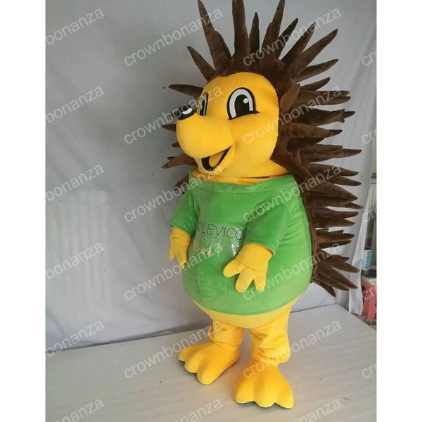 

halloween hedgehog mascot costume cartoon anime theme character adults size christmas carnival birthday party outdoor outfit, Red;yellow
