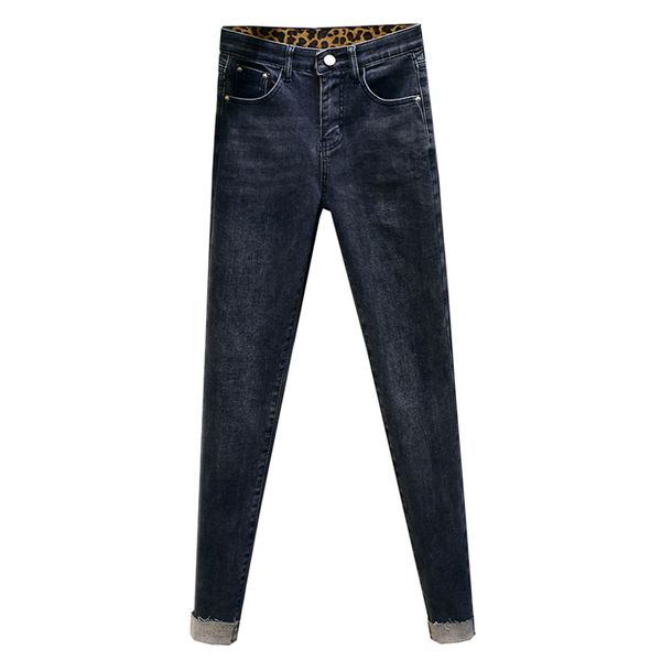 

jeans 2021 arrival of pencil stretch thin women high ankle-length female breeches casual denim pants, Blue