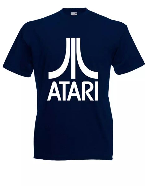 

mens t-shirt atari size up to 5xl (games console/funshirt), White;black