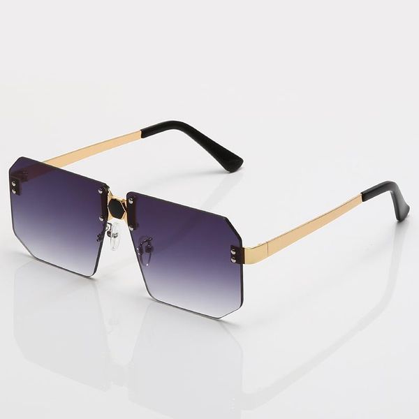 

sunglasses 2021 square vintage men women designer fashion gradient sun glases uv400 sunglass retro male female, White;black