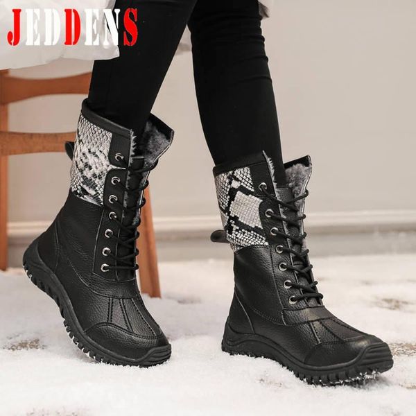 

boots large size women's winter faux fur warm high light soft shoes women fashion comfort platform k1, Black