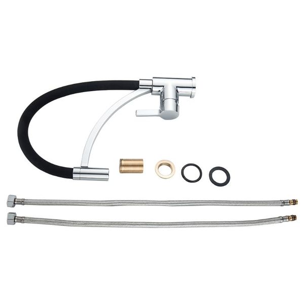 

kitchen faucets faucet 360 degree rotatable sink tap mixer single lever spiral spring