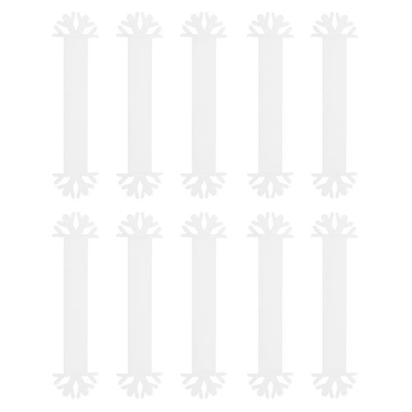 

napkin rings 20pcs snowflake holders exquisite buckles christmas supplies