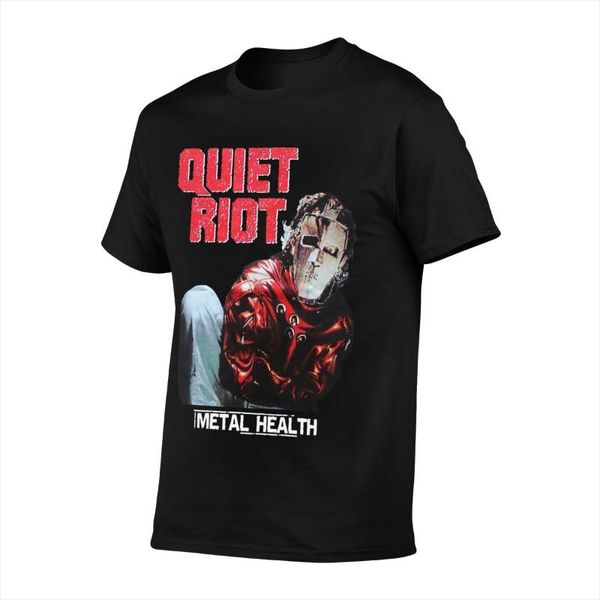 

men's t-shirts quiet riot metal health 100 reprint tn447 anime men t shirt oversized t-shirt chef summer man sets, White;black