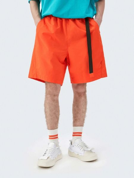

men push buckle belt shorts l7k7#, Black