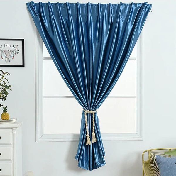 

curtain & drapes vertical blackout blind curtains thermal insulated self-sticky hanging without rod window-shades tj3833