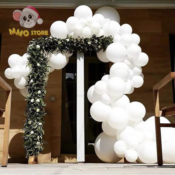 

party decoration 5-36inch matte white latex balloons birthday wedding decorations air helium balloon kids baby shower gifts baloons decor