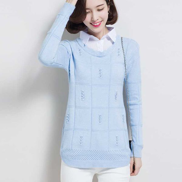 

women's sweaters 2021 spring and autumn fashion long sleeve slim sweater pullover wholesale, White;black