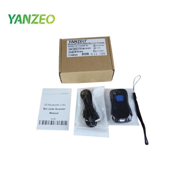 

barcode scanner p2000 1d/2d portable bar code reader inventory 2.4ghz wireless scanners