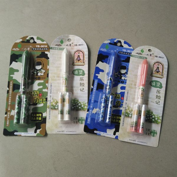 

a 0916 0917 rocket can change set 1 + 5 student ink bag pen