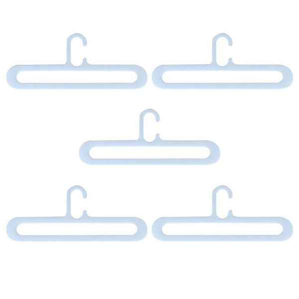 

5pcs multifunctional drying rack household clothes hanger traceless hangers & racks