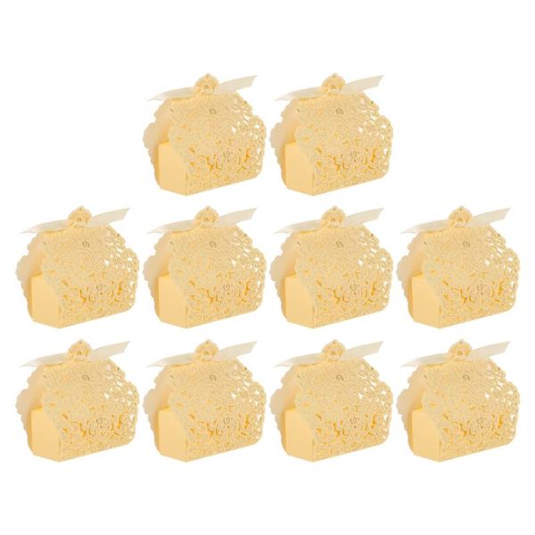 

gift wrap 10pcs paper wedding candy storage boxes gilding design containers