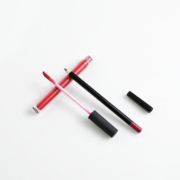 

lip pencils twenty-one color thin round gloss private label cosmetics custom bulk makeup