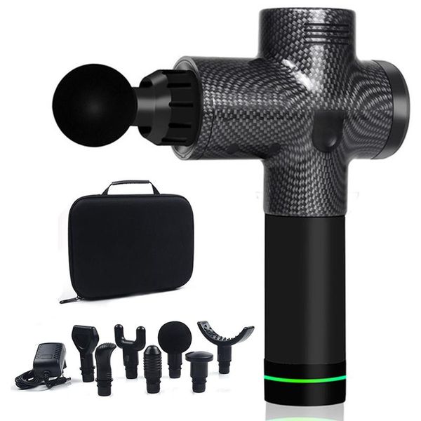 

massage gun lcd muscle stimulator 30 speeds body massager black phoenix a2 mg45091