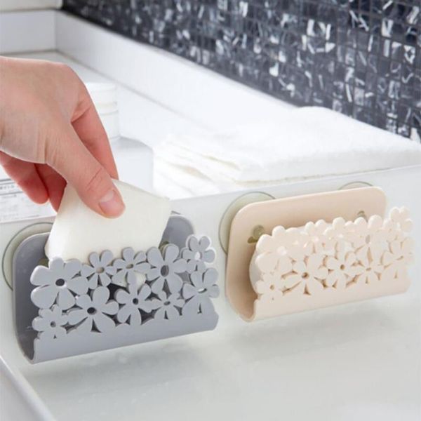 

hooks & rails kitchen bathroom drying rack toilet sink suction sponges holder cup dish cloths scrubbers soap storage