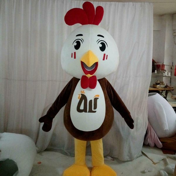 

mascot costumeschicken mascot costume suits party game furry dress outfits clothing advertising carnival halloween easter festival, Red;yellow