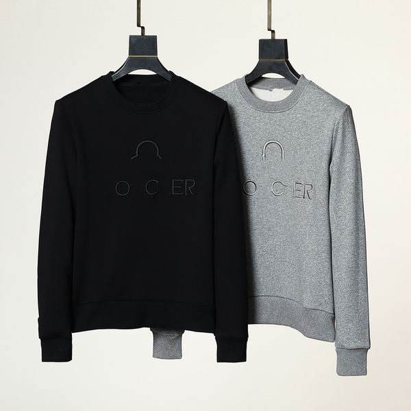 

luxury france men's hoodies designer brand autumn and winter new all-match classic embroidery logo casual sweater, Black
